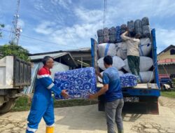 Ratusan Kasur Disalurkan PHR ke Pesantren di Aceh Tamiang