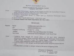 Dermawan Saputra Dipercaya Jabat Plt Kabag Prokopim Abdya