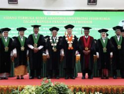 Lima Profesor Dikukuhkan, Rektor USK Soroti Lompatan 137 Persen