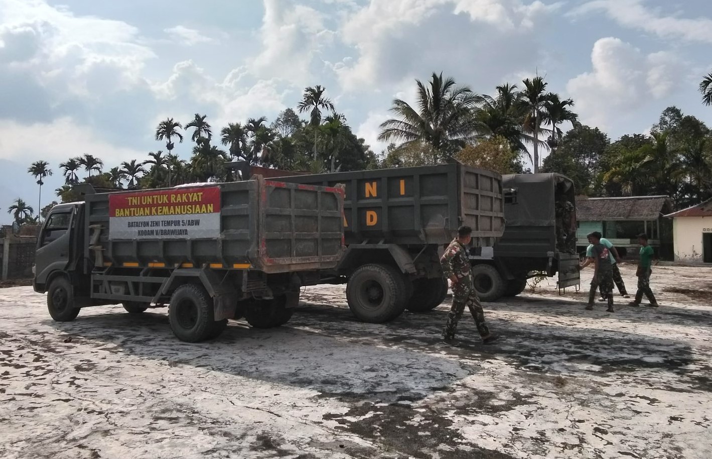 TNI Perbaiki Infrastruktur Terputus di Bener Meriah