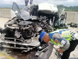 Kecelakaan di Jalan Tol Sibanceh, Satu Korban Meninggal Dunia