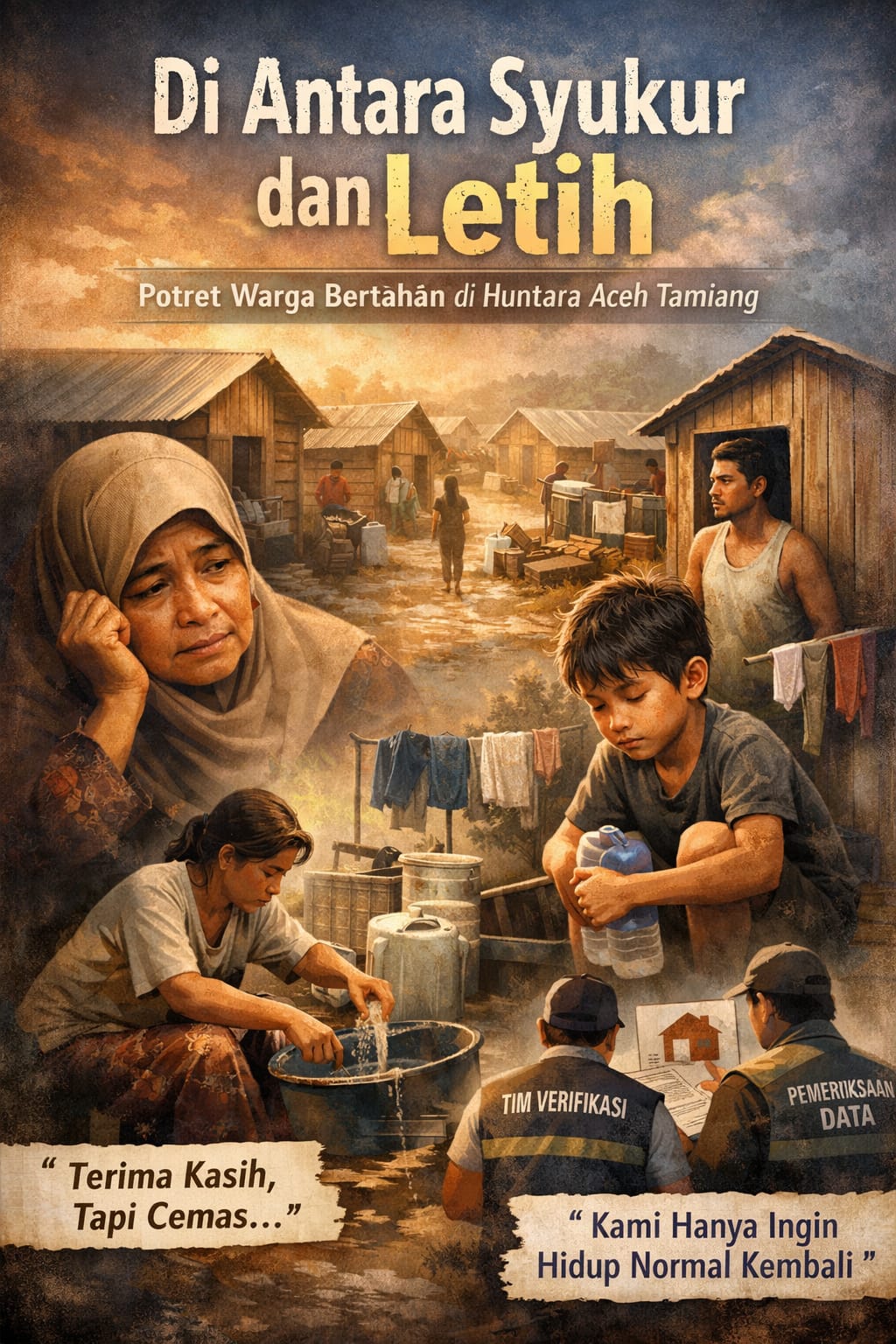 HUNTARA BERDIRI, RASA AMAN BELUM HADIR