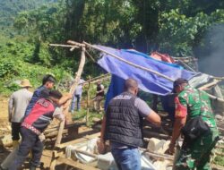 Polres Aceh Jaya Bersama Kodim Tertibkan Tambang Emas Ilegal