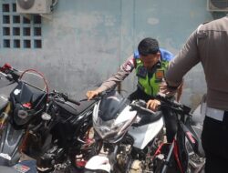 Polres Nagan Raya Sita Kendaraan Berknalpot Brong