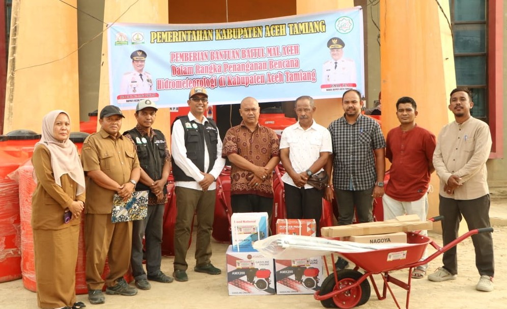 Baitul Mal Distribusikan Alat Pembersih Hunian ke 216 Desa