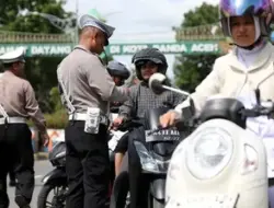 Operasi Seulawah, 186 Pengendara Ditilang di Banda Aceh