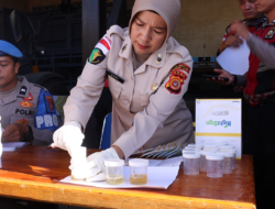 Polresta Banda Aceh Gelar Tes Urine Mendadak untuk Mitigasi Narkoba