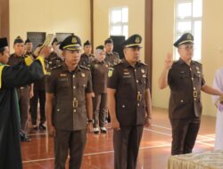 Kajari Abdya Lantik Tiga Kasi Baru