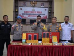 Empat Tersangka Kurir Sabu Diamankan di Langsa