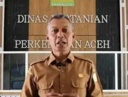 Aceh Perkuat Sektor Pertanian, Azanuddin Kurnia Jadi Plt Kepala Dinas