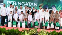 200 Anak Yatim Terima Santunan dan Tausiah di Halaman Balai Kota