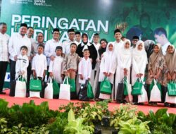 200 Anak Yatim Terima Santunan dan Tausiah di Halaman Balai Kota