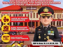 Warga Mudik, Kendaraan Bisa Dititip Gratis di Polres Lhokseumawe