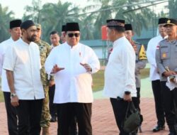 Prabowo Sambut Lebaran Bersama Warga Terdampak Bencana di Aceh Tamiang
