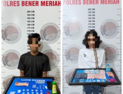Dua Tersangka Narkoba Ditangkap Satresnarkoba Bener Meriah