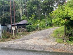 Warga Keluhkan Jalan ke Kantor Camat Lembah Sabil Rusak Parah