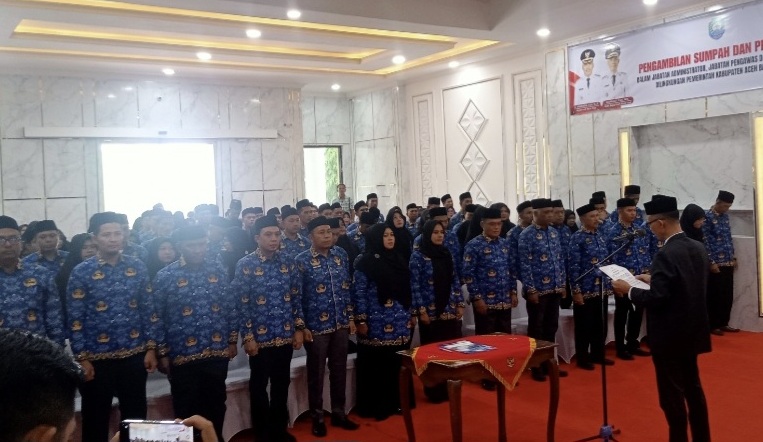 Pejabat Abdya Dilantik