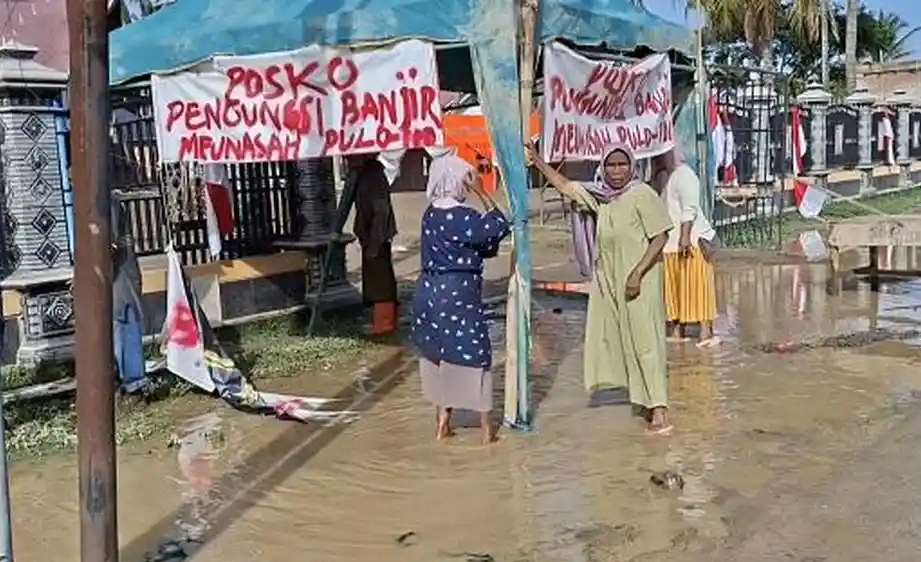 Pengungsi di Bireuen