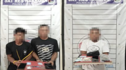 Ganja 80 Gram Disita, Tiga Tersangka Ditahan