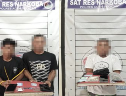 Ganja 80 Gram Disita, Tiga Tersangka Ditahan