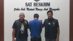 Polres Aceh Selatan Tangkap Pelaku Kekerasan Seksual Anak di Trumon