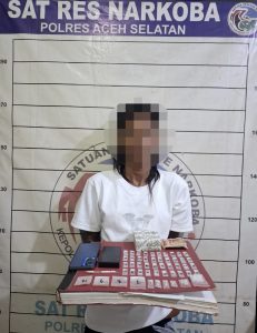 Penangkapan di Tapaktuan, 50 Paket Sabu Disita Satresnarkoba