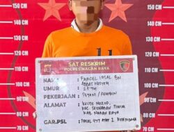 Satu Tersangka Pencurian Perkebunan Diamankan Polres Nagan Raya