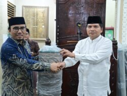 Masjid Baitul Makmur Sibreh Terima Bantuan Ambal dari Pemerintah Aceh
