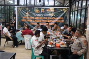 Polres Nagan Raya Gelar Buka Puasa Bersama Wartawan dan LSM
