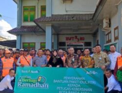 Program Bank Aceh Berbagi Sasar 636 Petugas Kebersihan