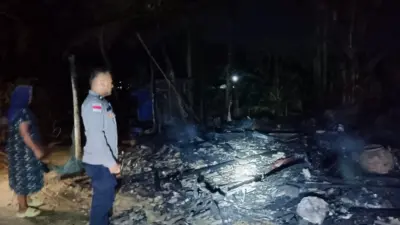 Kebakaran di Blang Mangat Ludeskan Rumah dan Harta Warga