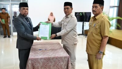 Tiga Kepala OPD Dikukuhkan, Bupati Minta Tingkatkan Pelayanan