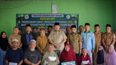 Baitul Mal Aceh Tenggara Salurkan ZIS Rp 1 Miliar kepada 2.780 Mustahik