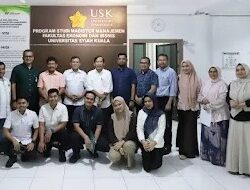 Wagub Aceh Lanjutkan Studi Magister, Rektor USK Apresiasi