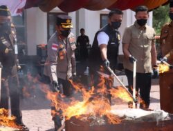 7,4 Kg Ganja hingga Sabu Dimusnahkan Kejari Bener Meriah