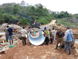 Peusijuk Tandai Awal Pembangunan Jembatan Aramco di Bener Meriah