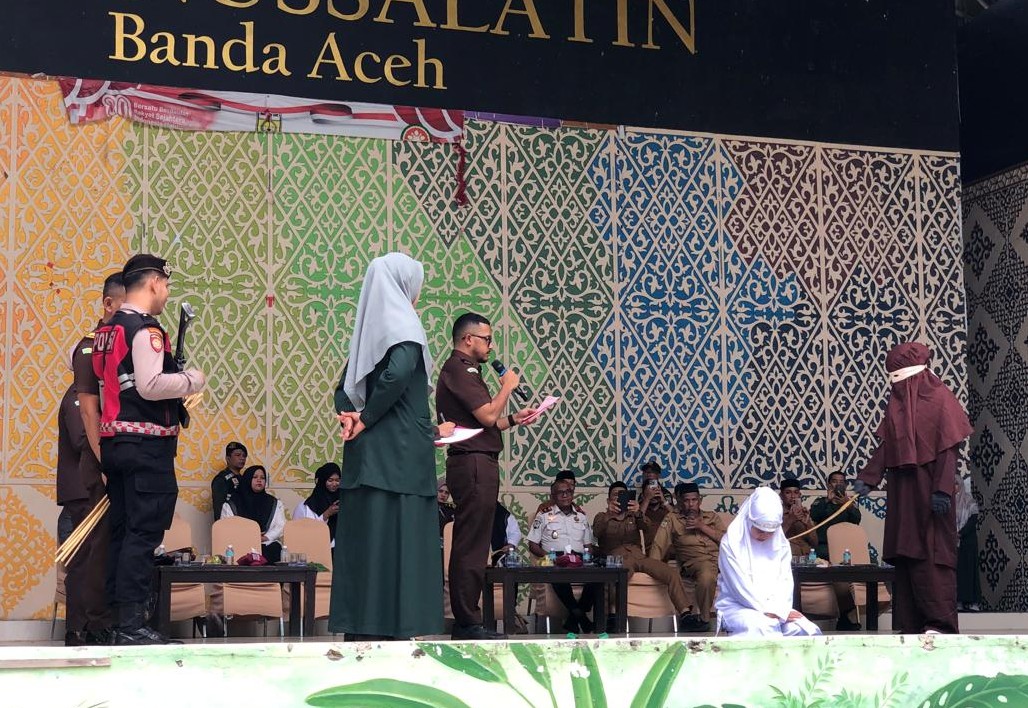 Enam Pelanggar Qanun Jinayat Jalani Cambuk, Dua Dihukum Maksimal
