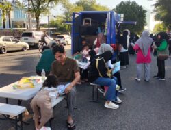 Dispersip Hadirkan Layanan Baca di CFD, Warga Antusias