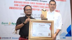 Sekda Aceh Buka UKW dan Seminar AMSI, Dorong Profesionalisme Pers