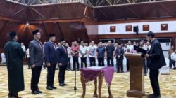 Gubernur Aceh Lantik Tiga Kepala SKPA, Tekankan Kinerja Optimal