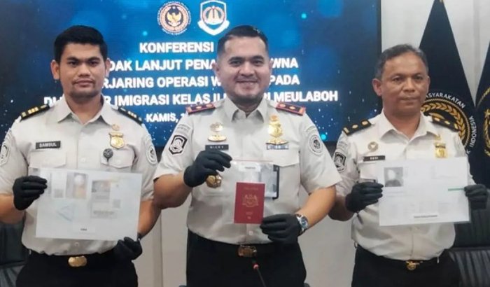 Overstay 237 Hari, Warga Malaysia Ditangkap di Abdya