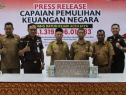 Kejari Aceh Jaya Pulihkan Keuangan Negara Melalui Mekanisme Nonlitigasi
