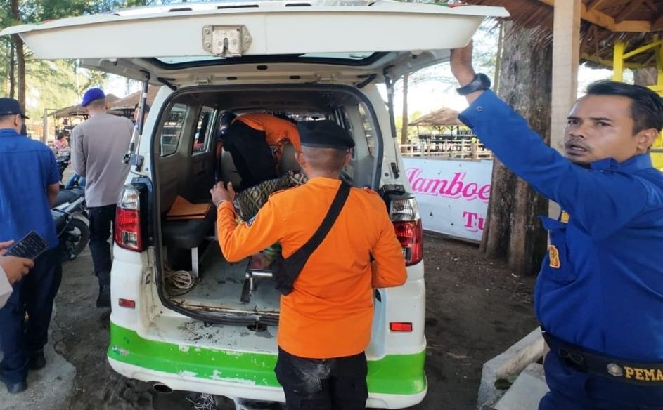 Seorang Lansia Tenggelam di Pantai Suak Ribee