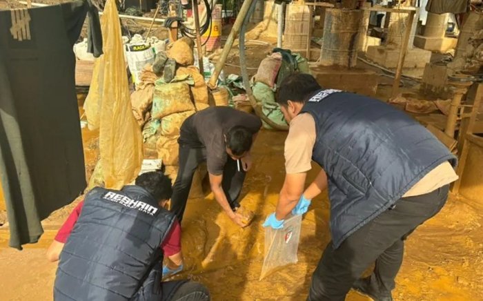 Polisi Temukan Luapan Limbah Pengolahan Emas di Babahrot