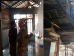TV Meledak Picu Kebakaran, Api Nyaris Hanguskan Rumah Warga