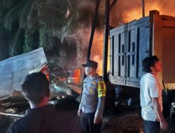 Kilang Kayu di Nagan Raya Terbakar Diduga Akibat Korsleting Listrik
