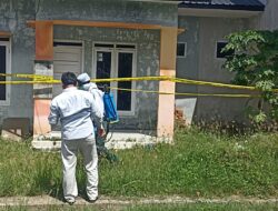 Puskesmas Kuta Baro Sterilisasi Lingkungan Rumah Warga Korban Kematian