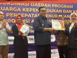 Penguatan Program Keluarga, Aceh Tenggara Raih Penghargaan BKKBN