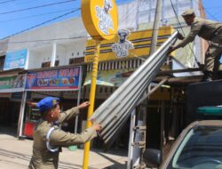 Ganggu Akses Jalan, Bangunan Liar di Jalan Malahayati Ditertibkan