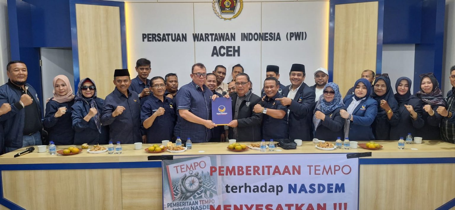 NasDem Aceh Sambangi PWI, Protes Pemberitaan Tempo